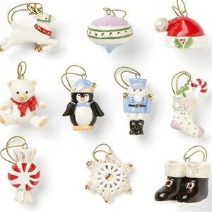 Lenox 10 Piece Ornament Set: Christmas Memories